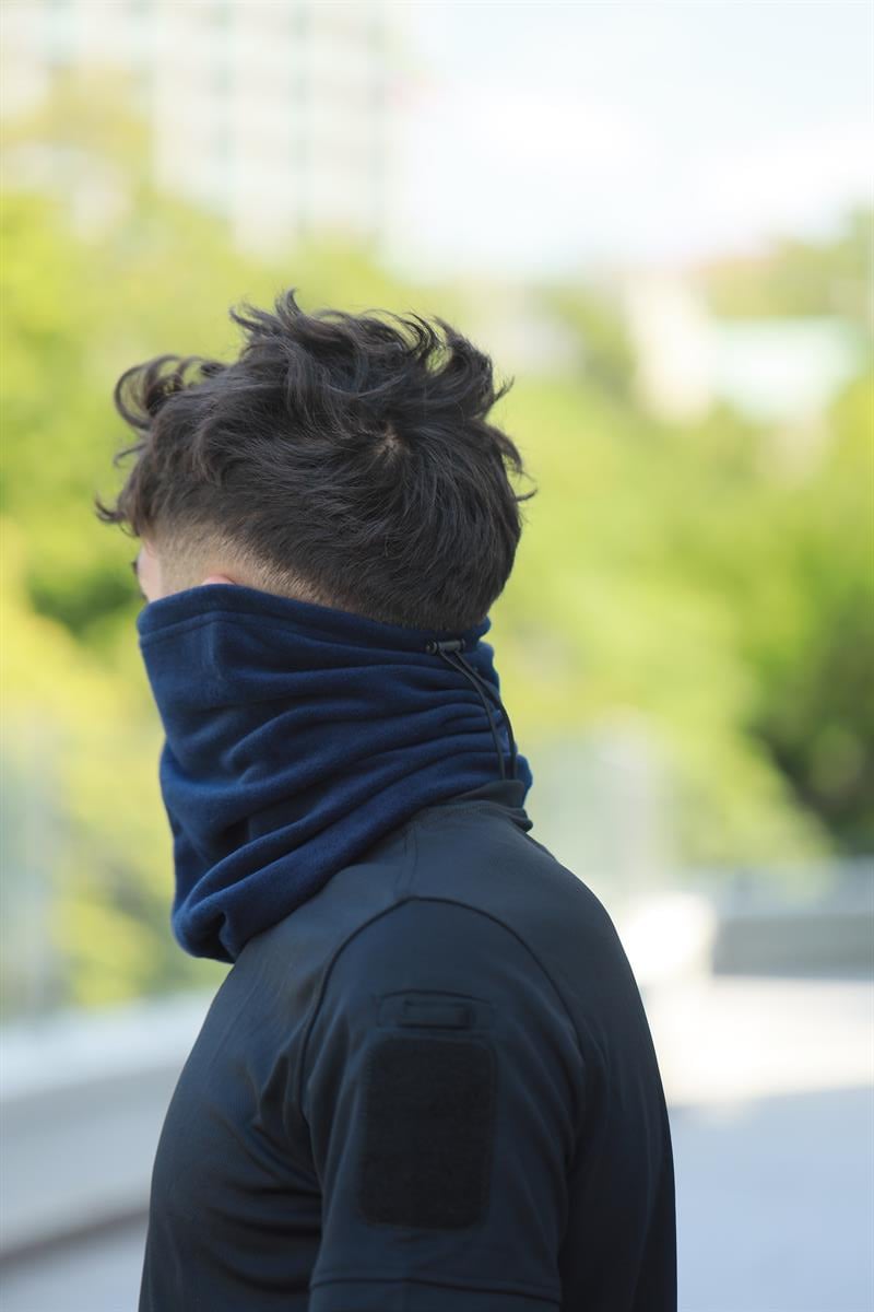 LACİVERT POLAR İPLİ BOYUNLUK