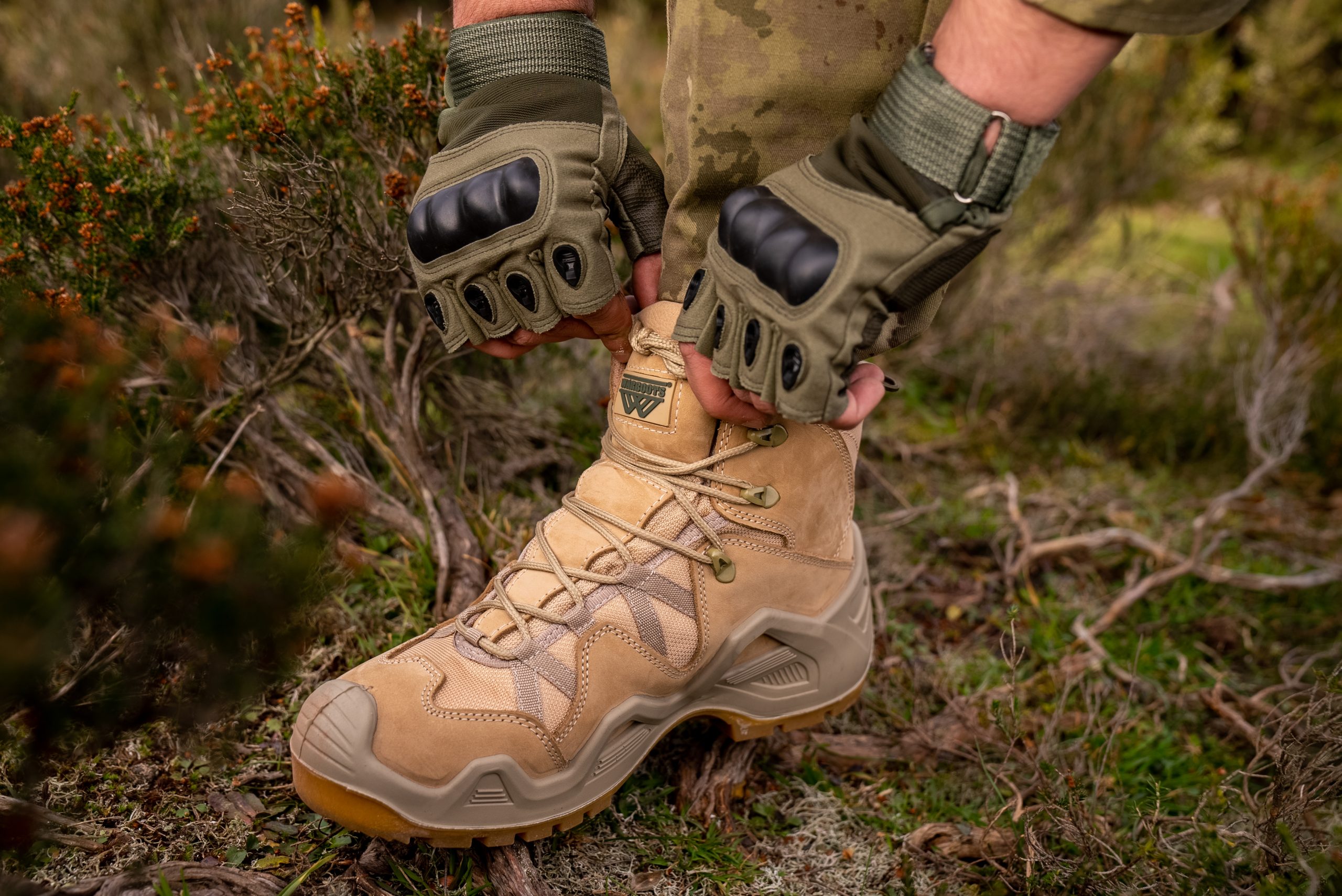 WARBOOTS YEL-2045 SU GEÇİRMEZ KAYMAZ ÇİFT TABAN GARANTİLİ NUBUK BOT KUM RENGİ
