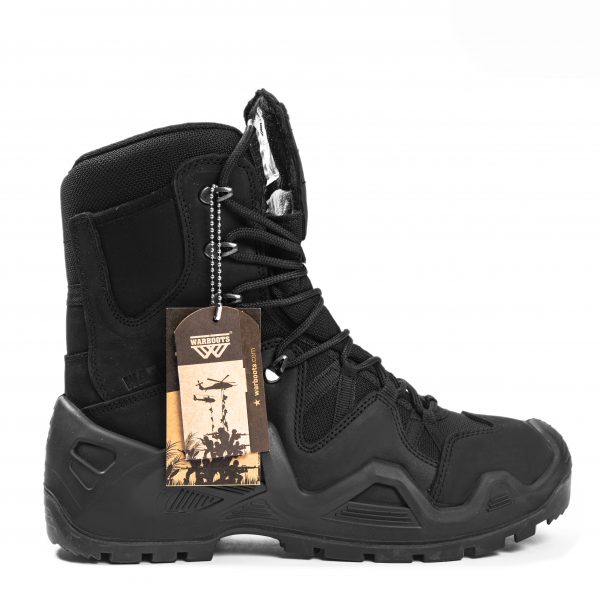 WARBOOTS BLK-1047 SU GEÇİRMEZ KAYMAZ ÇİFT TABAN GARANTİLİ NUBUK BOT SİYAH