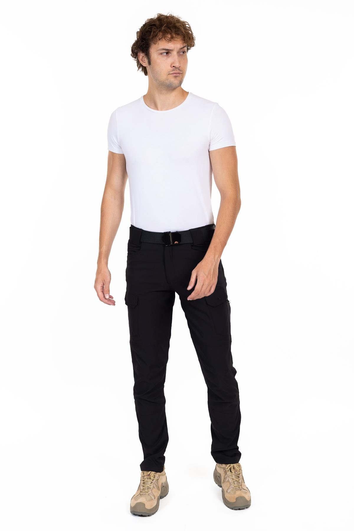 AKN 512 TAKTİK/OUTDOOR/TREKKİNG SİYAH PANTOLON