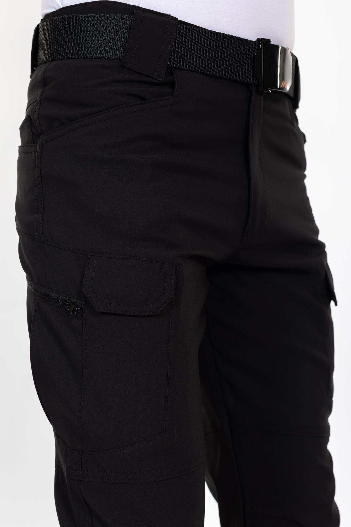 AKN 512 TAKTİK/OUTDOOR/TREKKİNG SİYAH PANTOLON