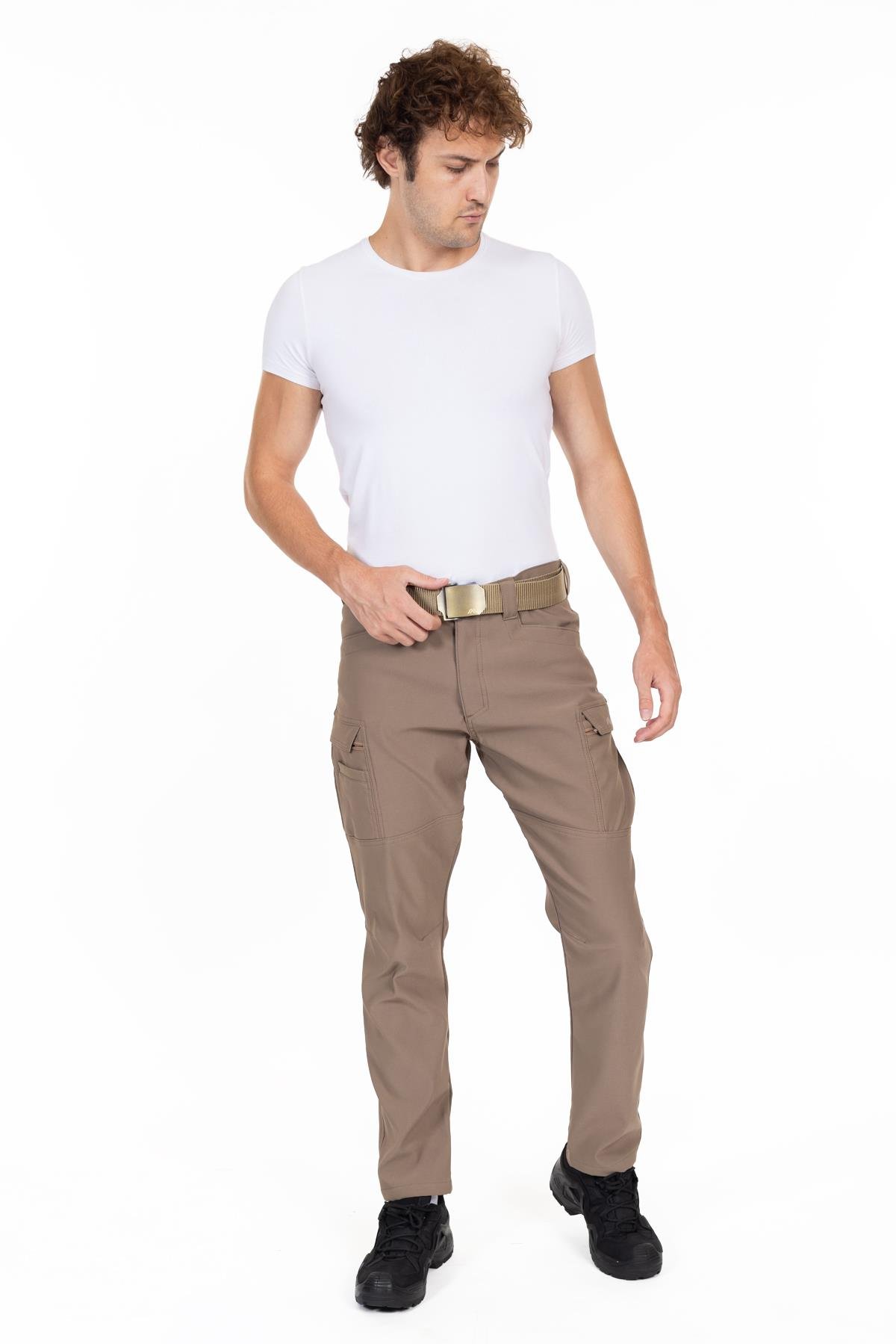 AKN 514 KIŞLIK İÇİ POLARLITAKTİK PANTOLON BEJ