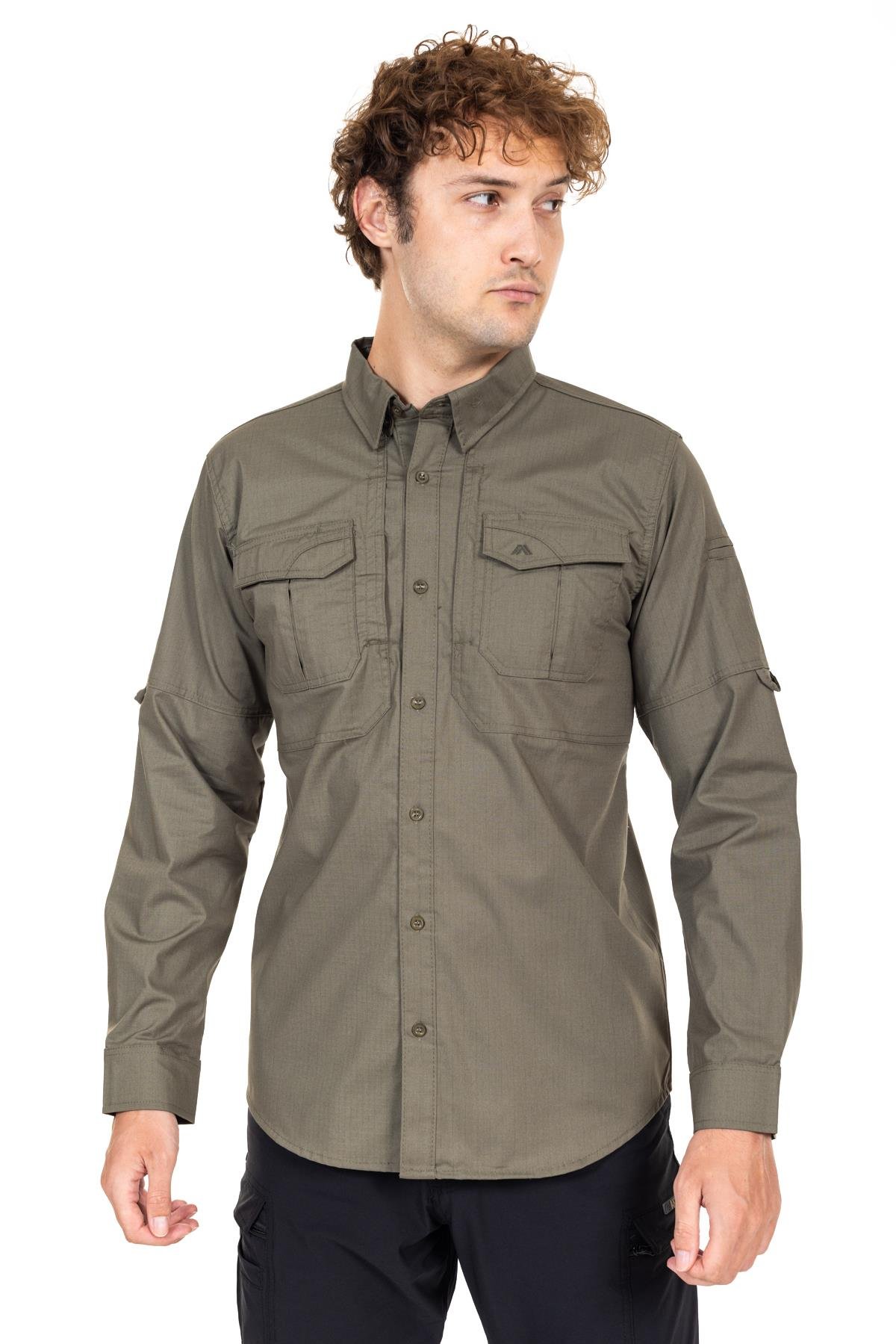 AKN 311 TAKTİK/OUTDOOR HAKİ GÖMLEK