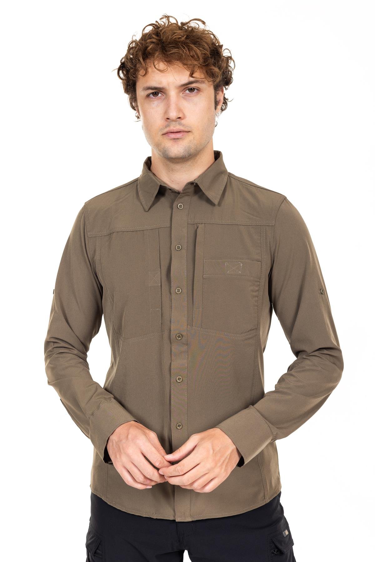 AKN 312 TAKTİK/OUTDOOR HAKİ GÖMLEK 