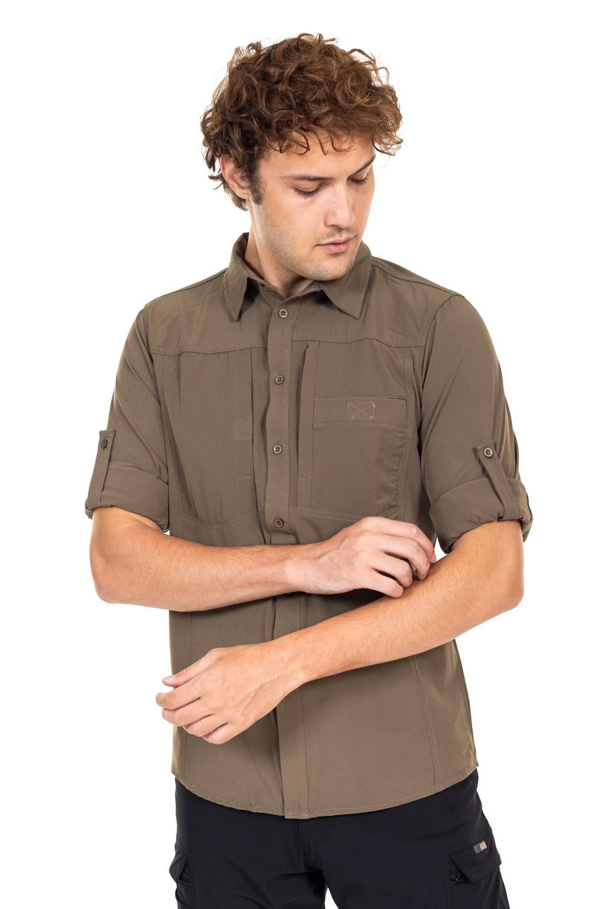 AKN 312 TAKTİK/OUTDOOR HAKİ GÖMLEK 