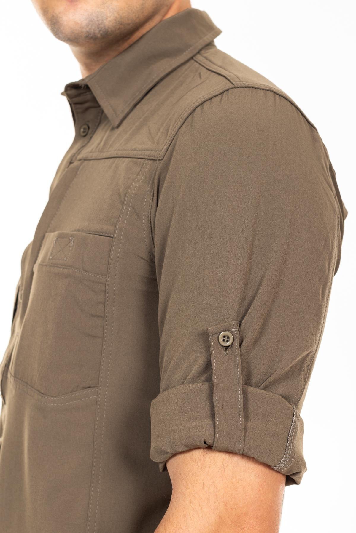 AKN 312 TAKTİK/OUTDOOR HAKİ GÖMLEK 