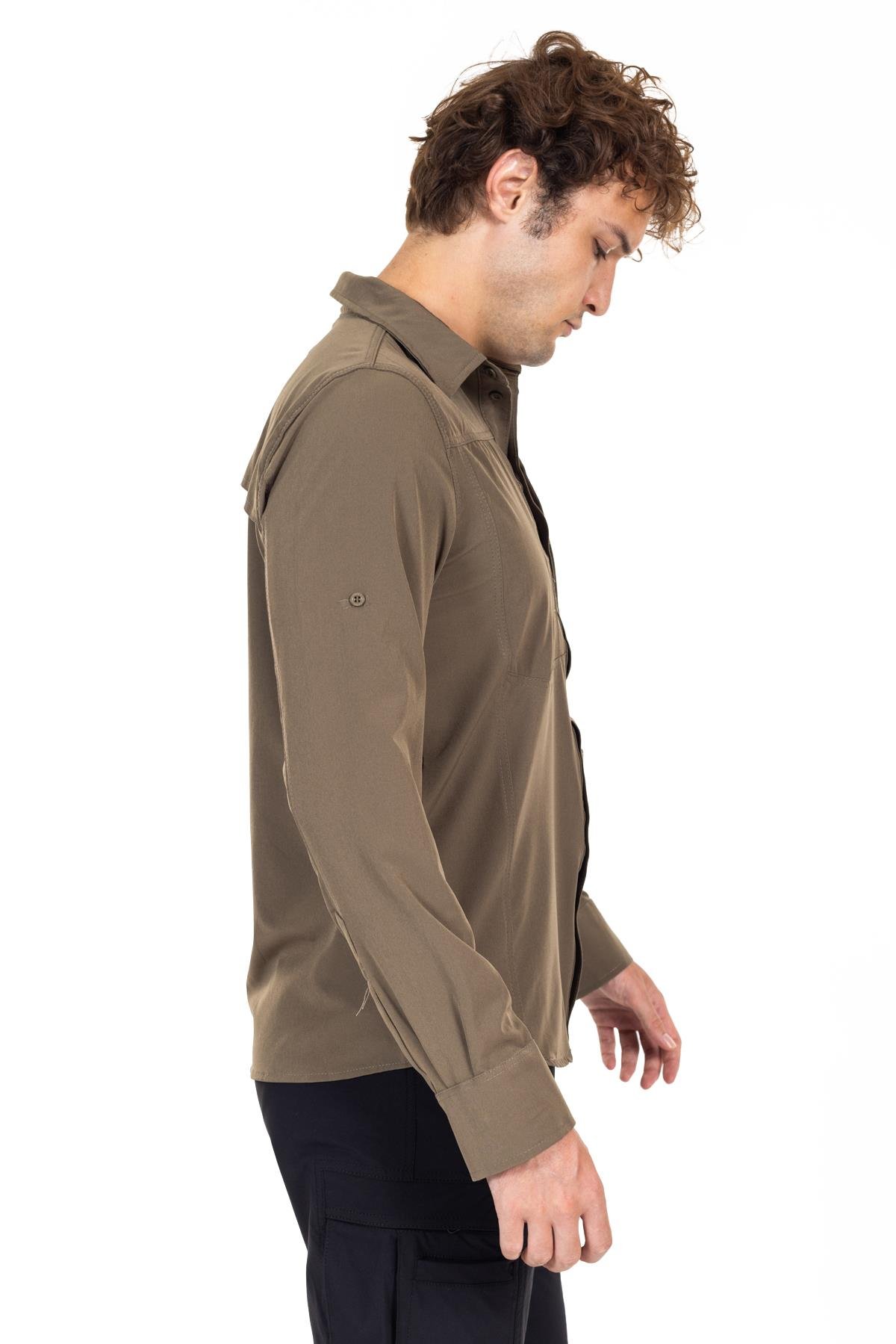 AKN 312 TAKTİK/OUTDOOR HAKİ GÖMLEK 