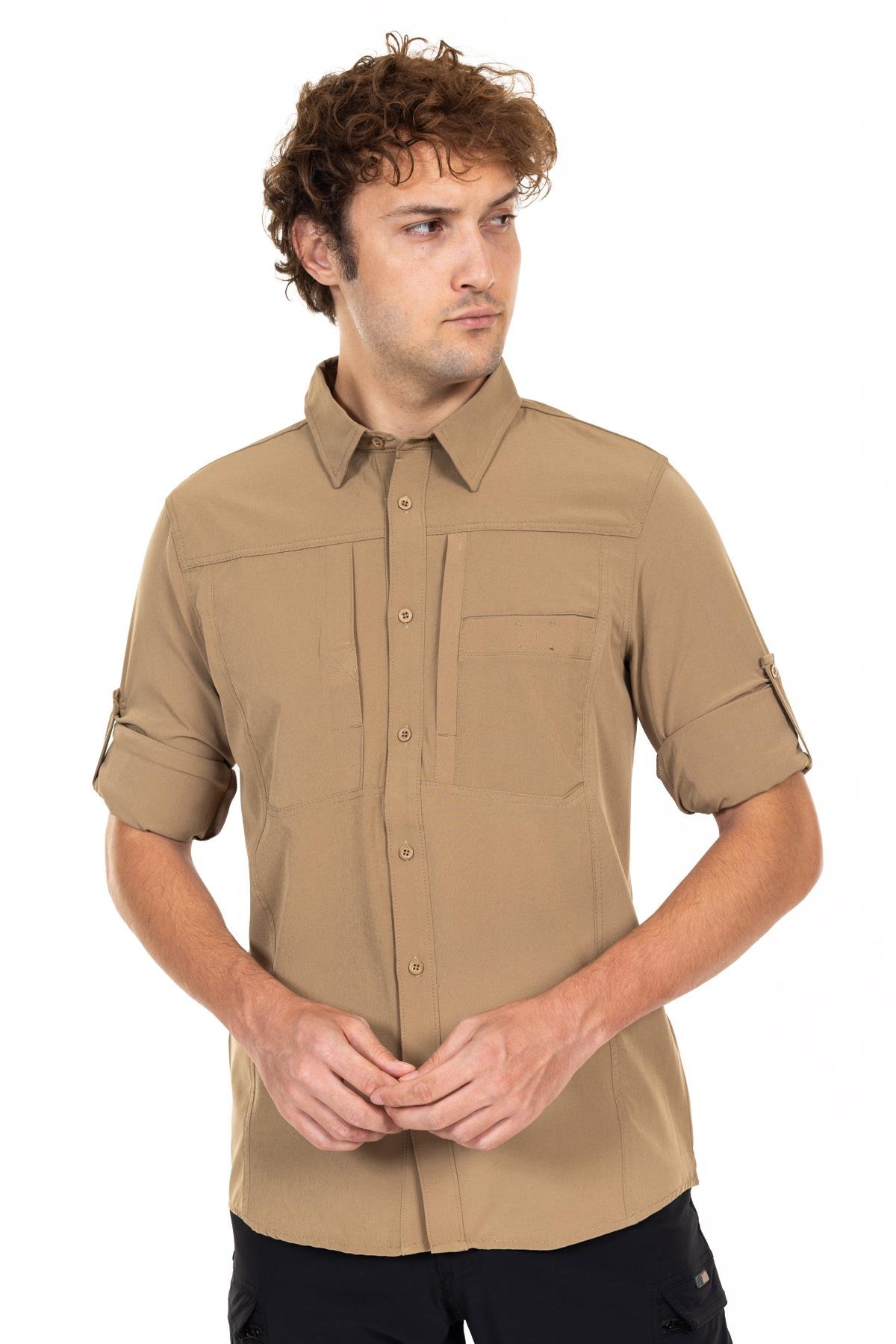 AKN 312 TAKTİK/OUTDOOR BEJ GÖMLEK 