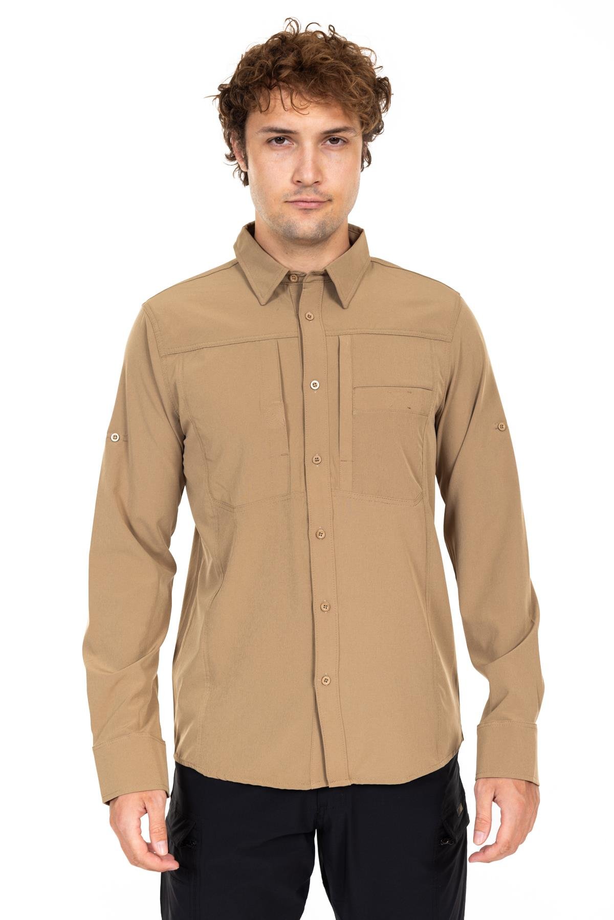 AKN 312 TAKTİK/OUTDOOR BEJ GÖMLEK 