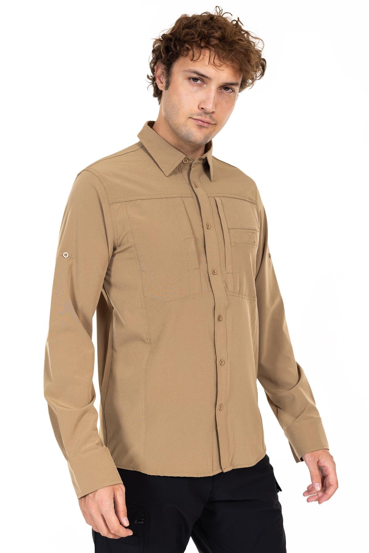 AKN 312 TAKTİK/OUTDOOR BEJ GÖMLEK 