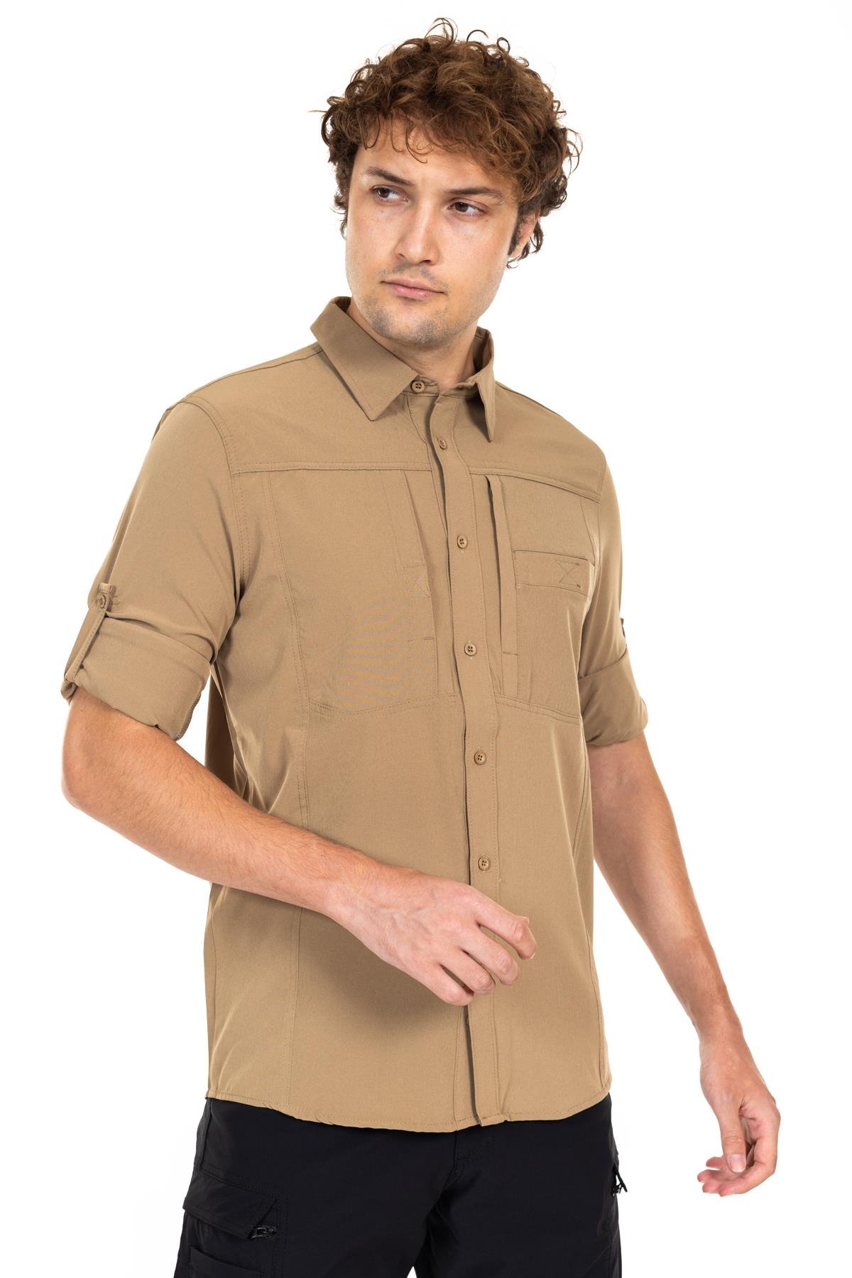 AKN 312 TAKTİK/OUTDOOR BEJ GÖMLEK 