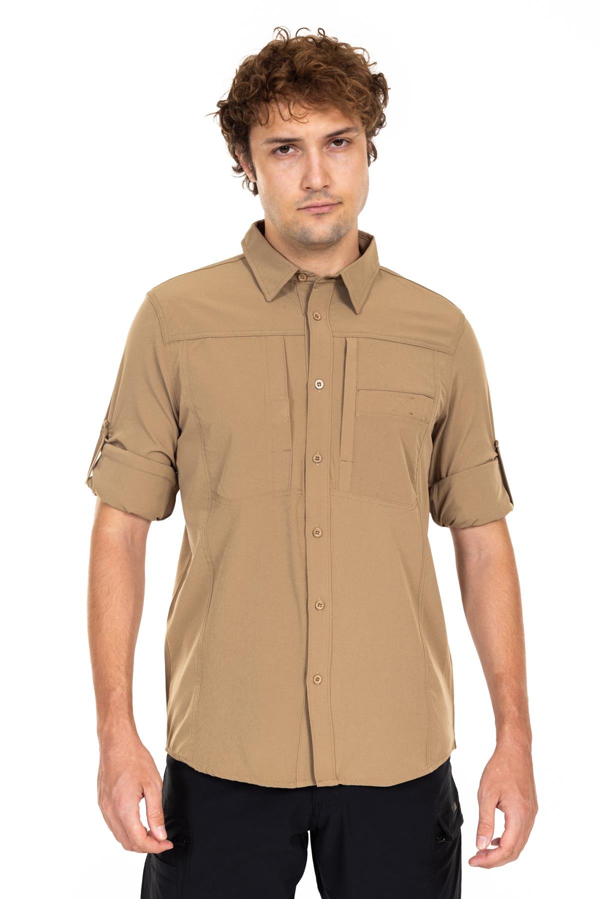AKN 312 TAKTİK/OUTDOOR BEJ GÖMLEK 