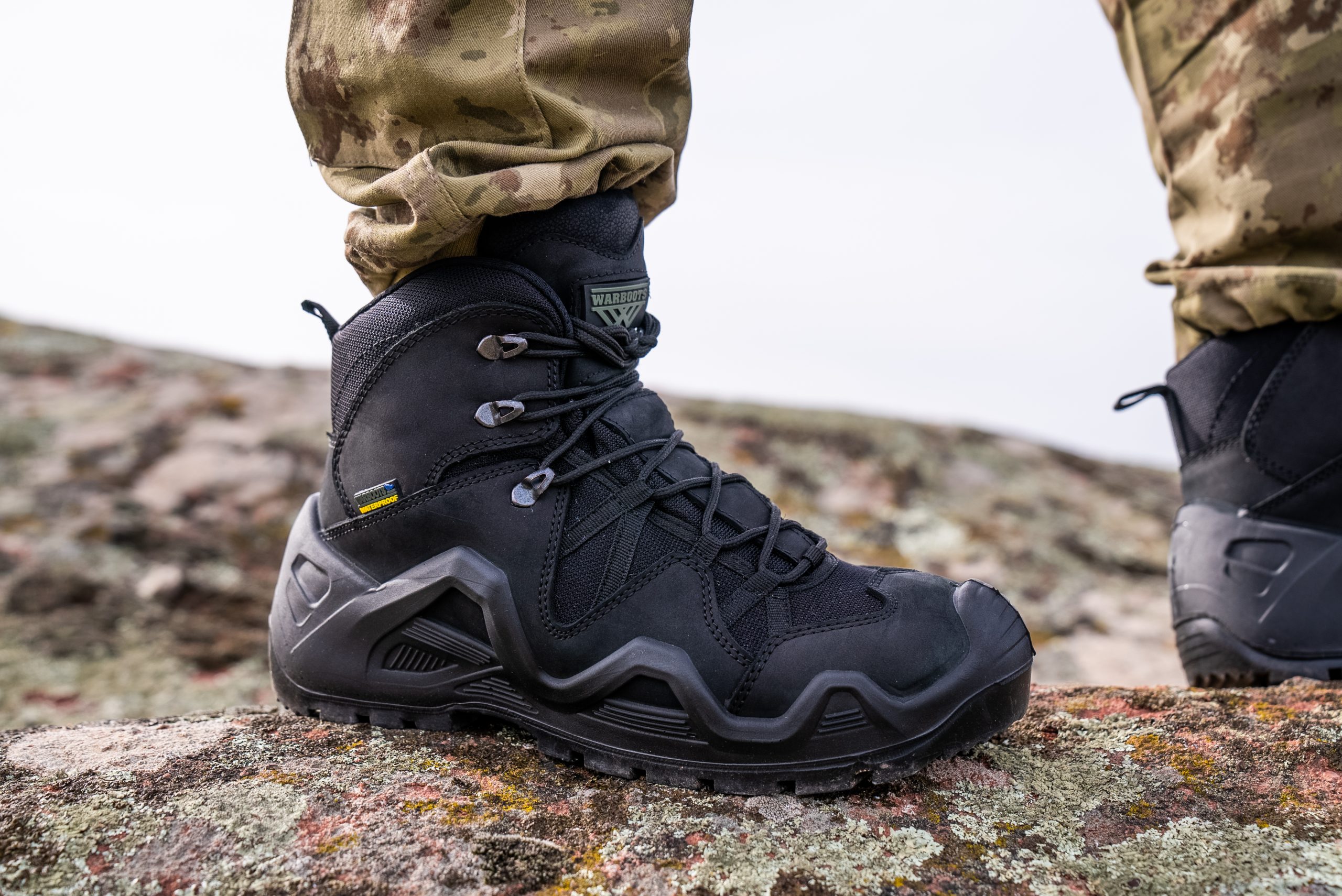 WARBOOTS BLK-2047 SU GEÇİRMEZ KAYMAZ ÇİFT TABAN GARANTİLİ NUBUK BOT