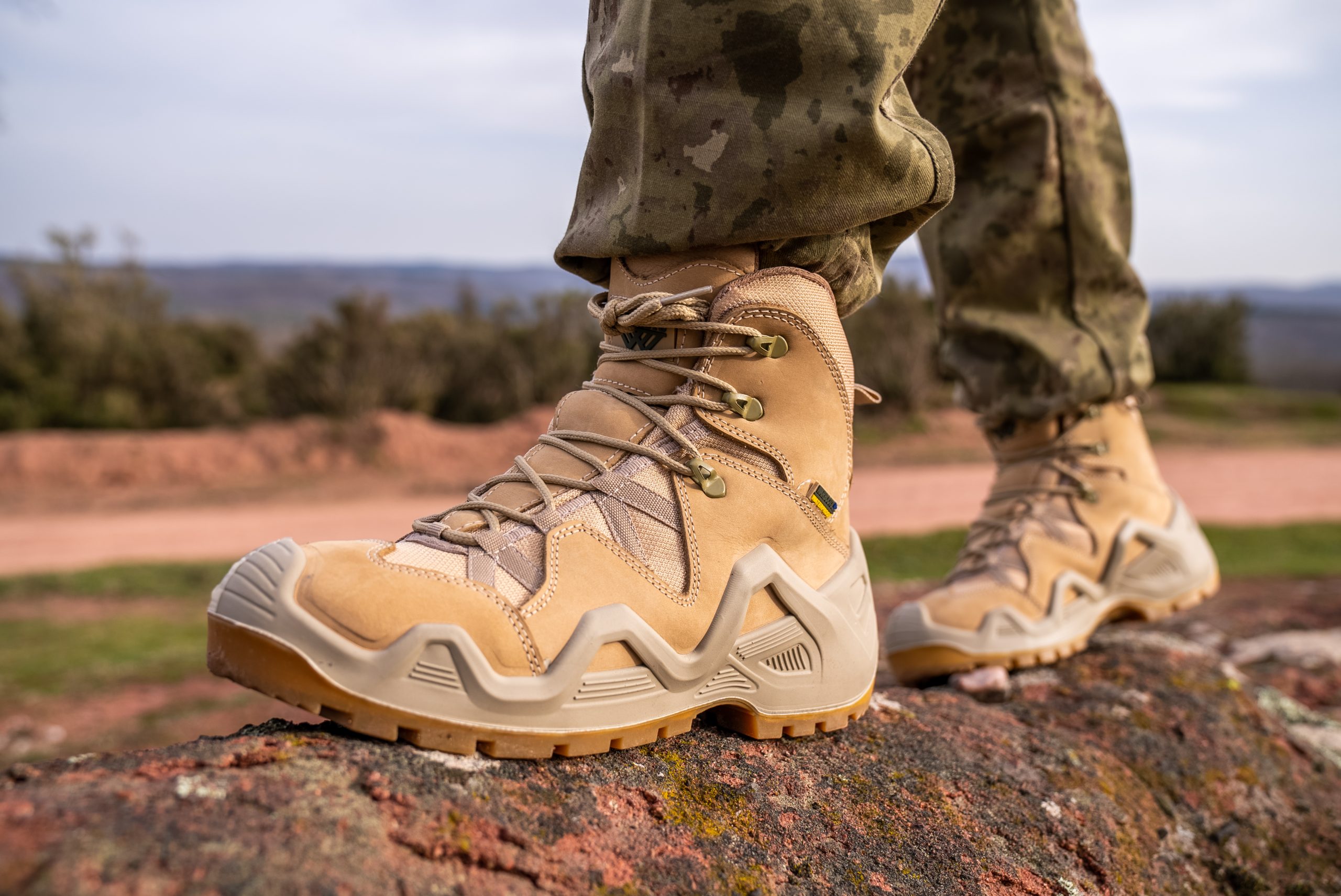 WARBOOTS YEL-2045 SU GEÇİRMEZ KAYMAZ ÇİFT TABAN GARANTİLİ NUBUK BOT KUM RENGİ