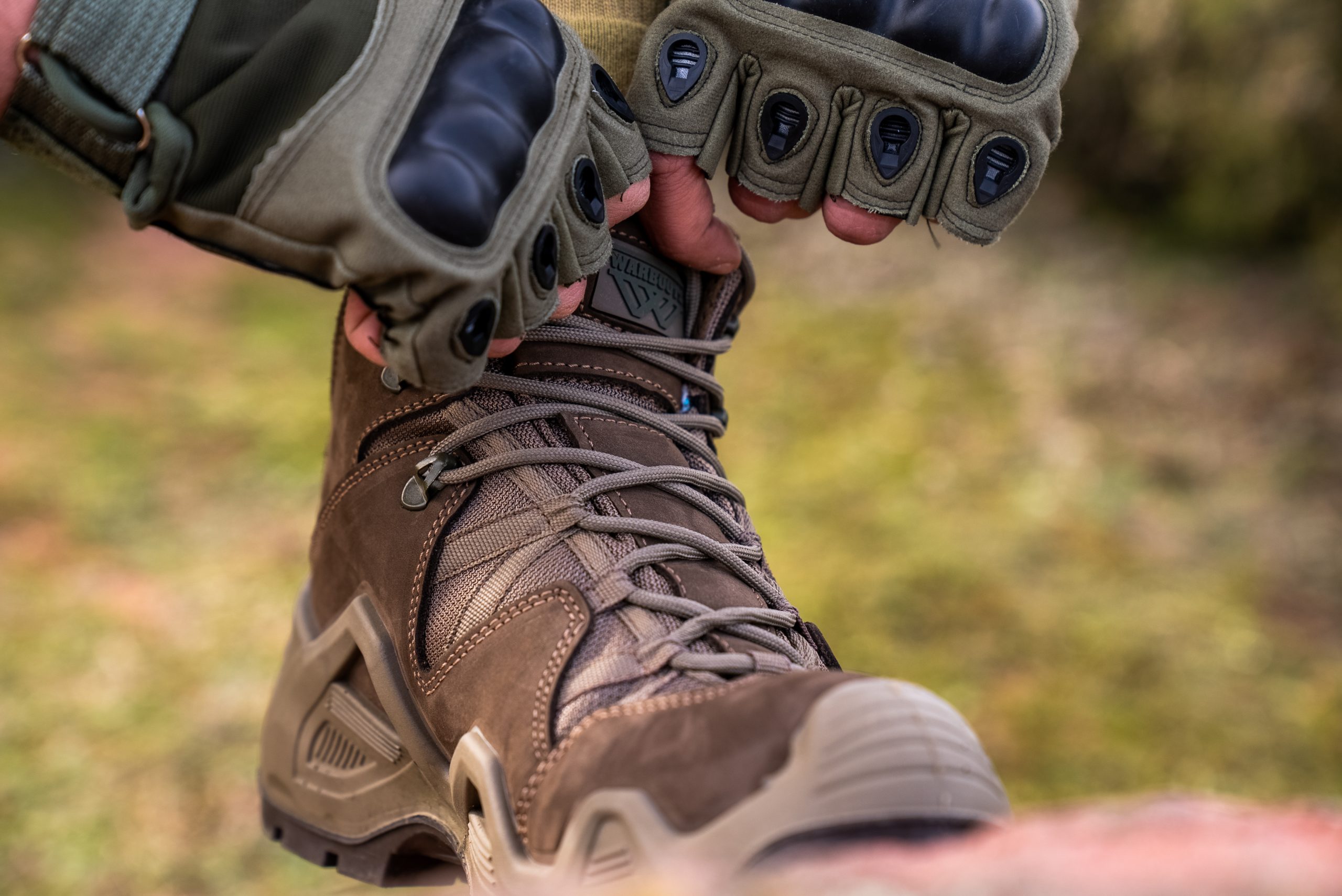 WARBOOTS KHK-2049 SU GEÇİRMEZ KAYMAZ ÇİFT TABAN GARANTİLİ NUBUK BOT HAKİ