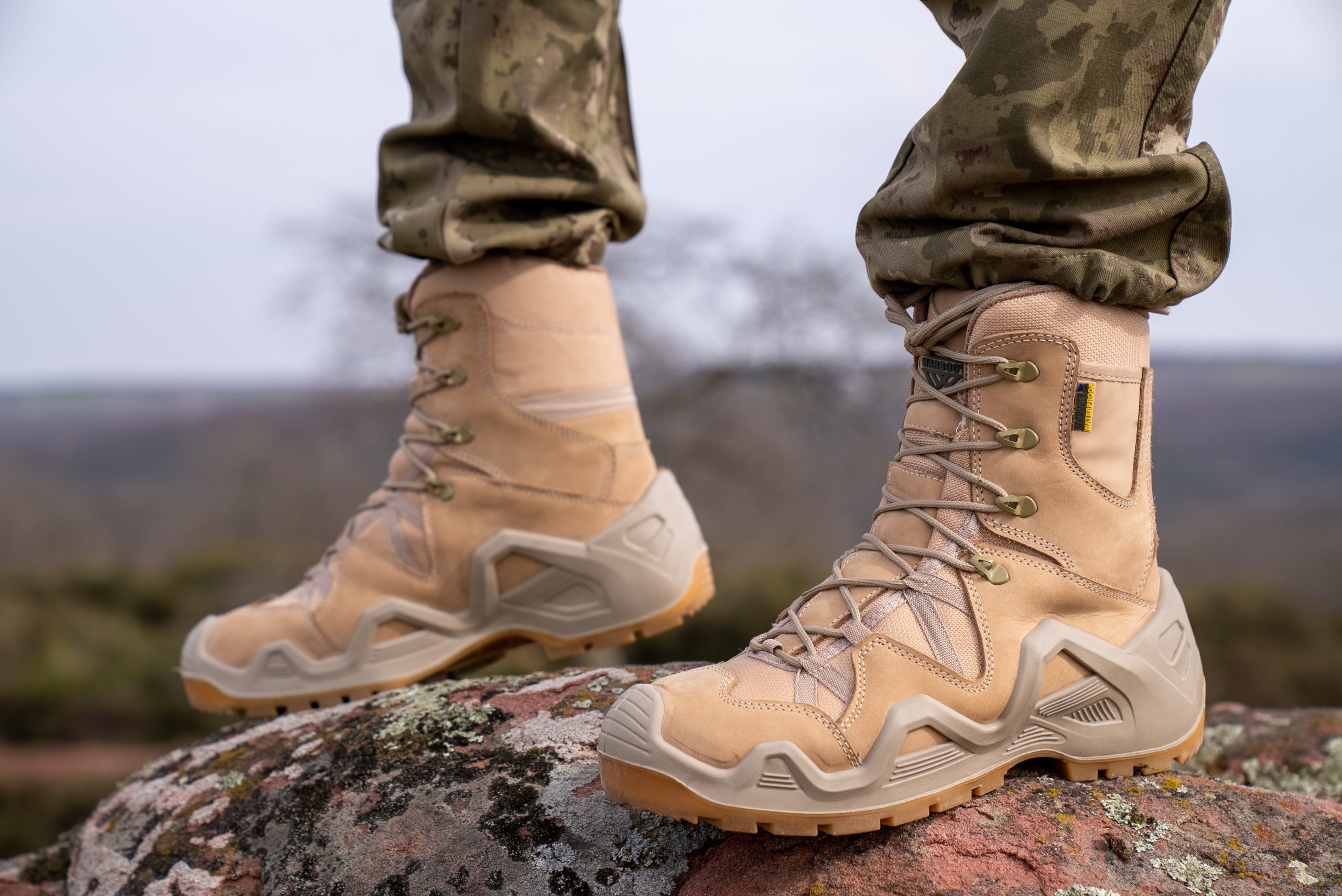 WARBOOTS YEL-1045 SU GEÇİRMEZ KAYMAZ ÇİFT TABAN GARANTİLİ NUBUK BOT KUM