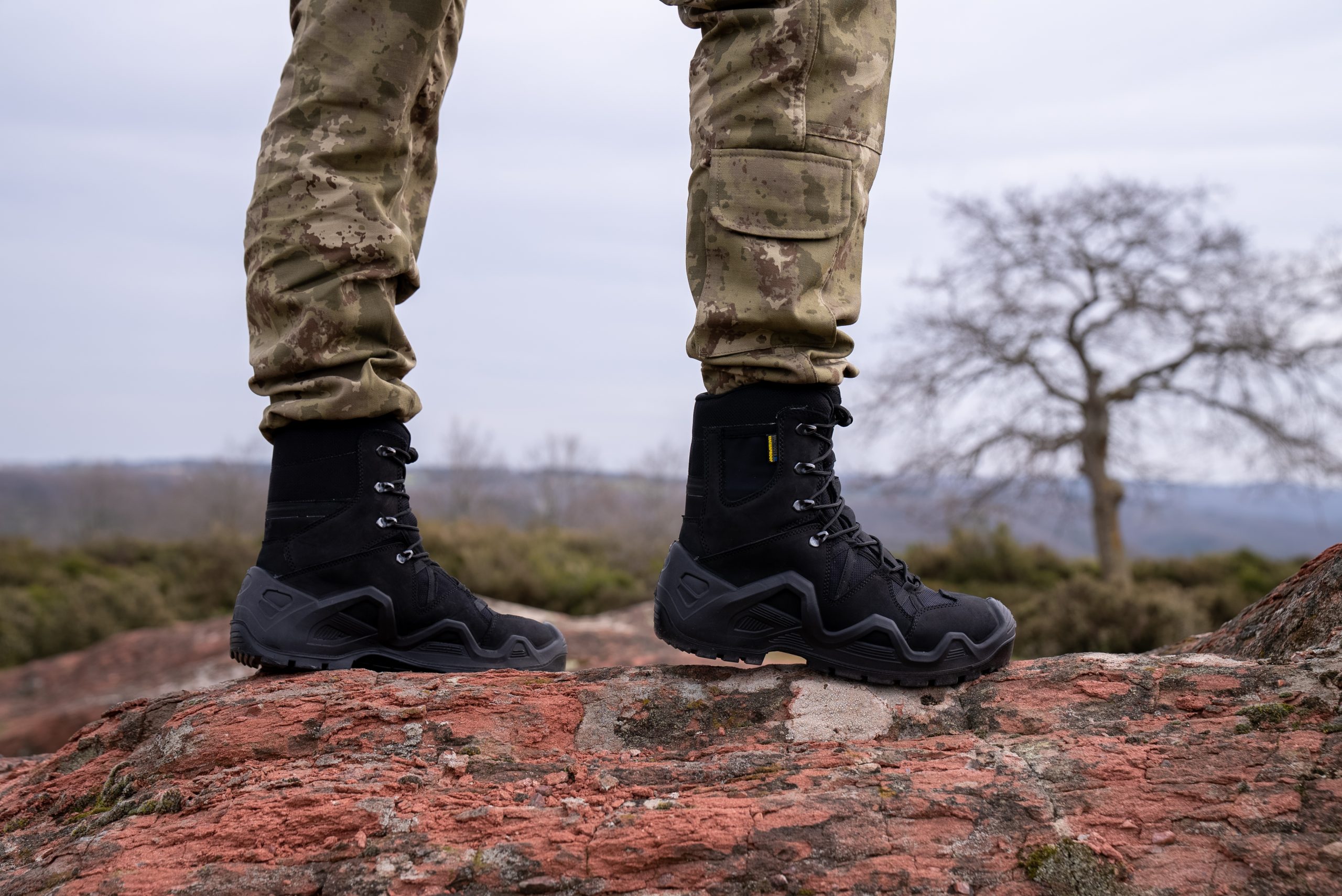 WARBOOTS BLK-1047 SU GEÇİRMEZ KAYMAZ ÇİFT TABAN GARANTİLİ NUBUK BOT SİYAH