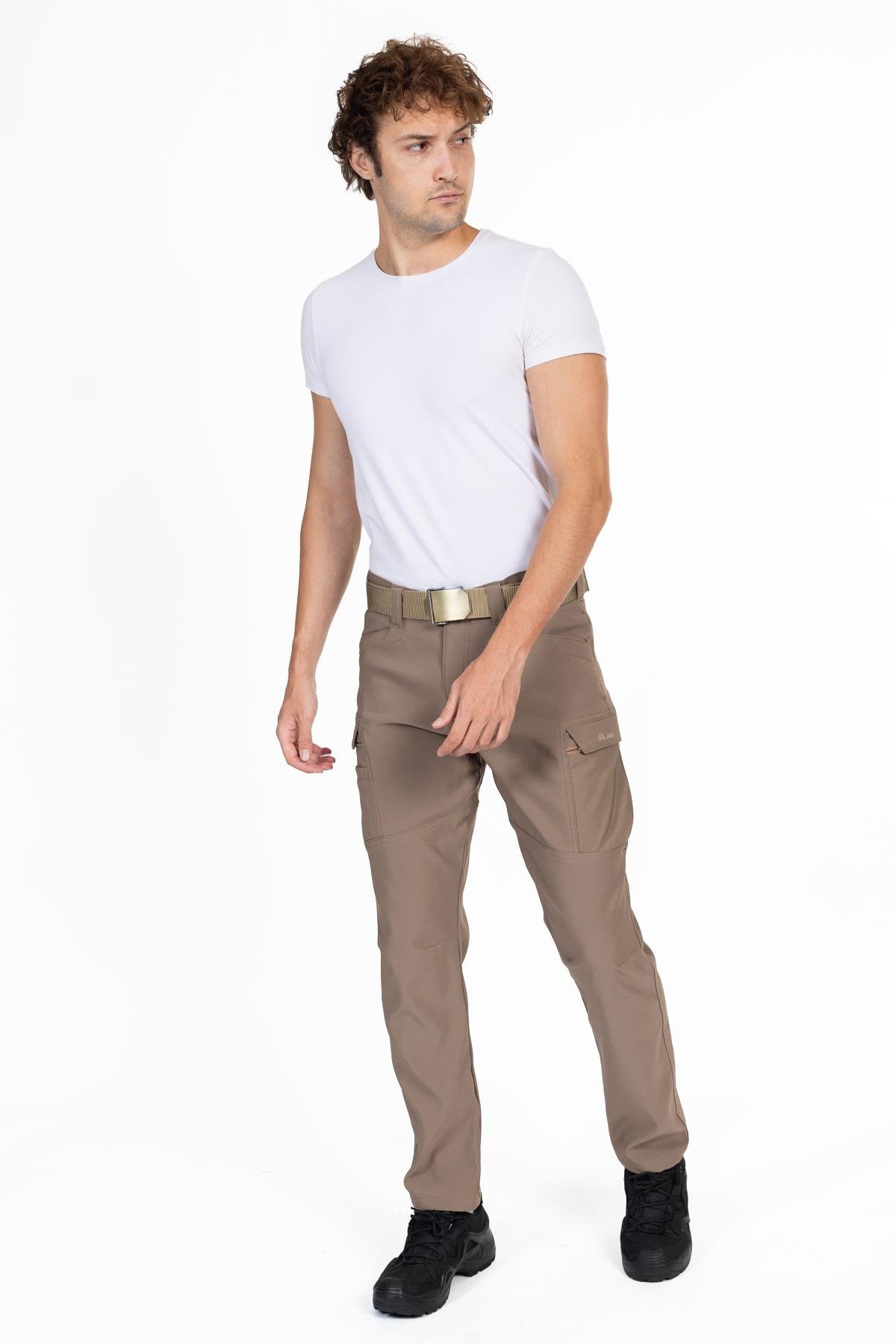 AKN 514 KIŞLIK İÇİ POLARLITAKTİK PANTOLON BEJ