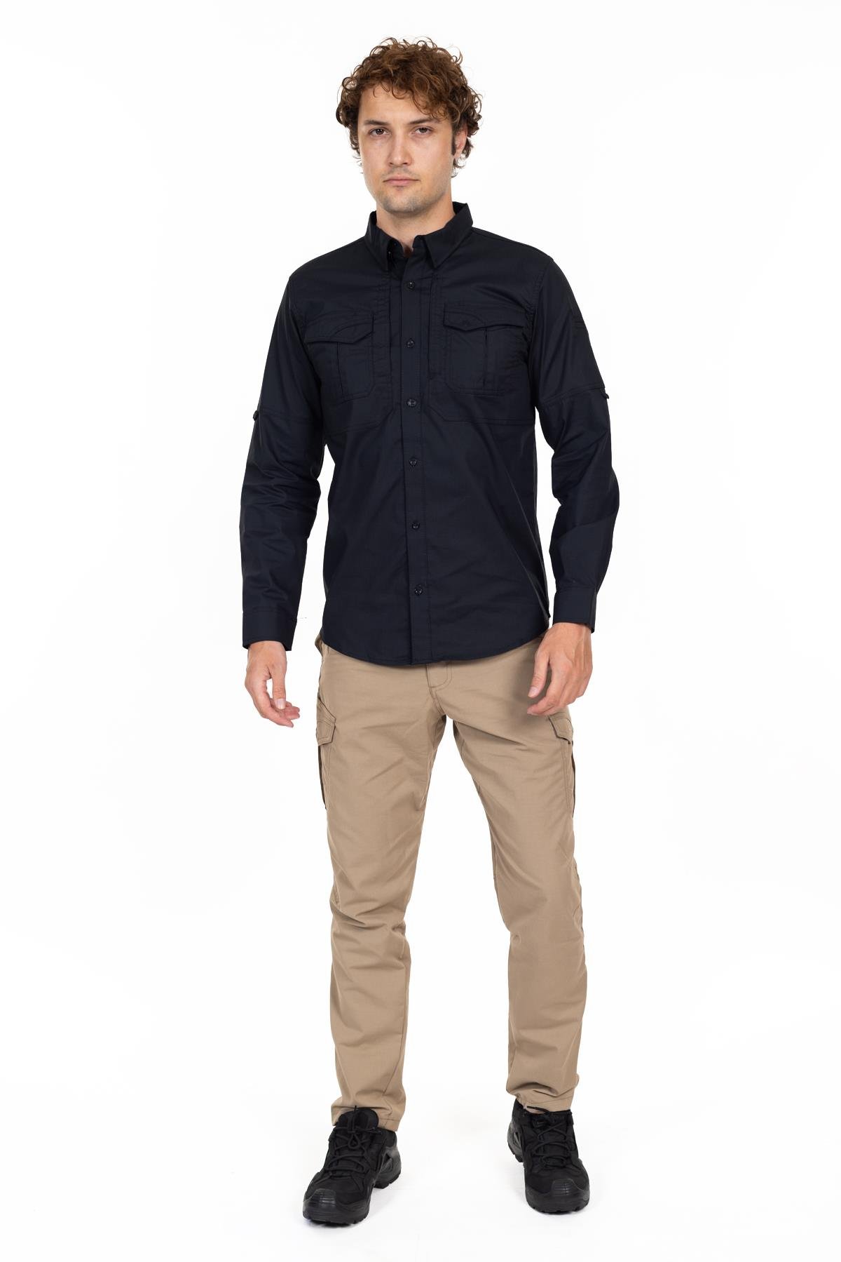AKN 311 TAKTİK/OUTDOOR SİYAH GÖMLEK 