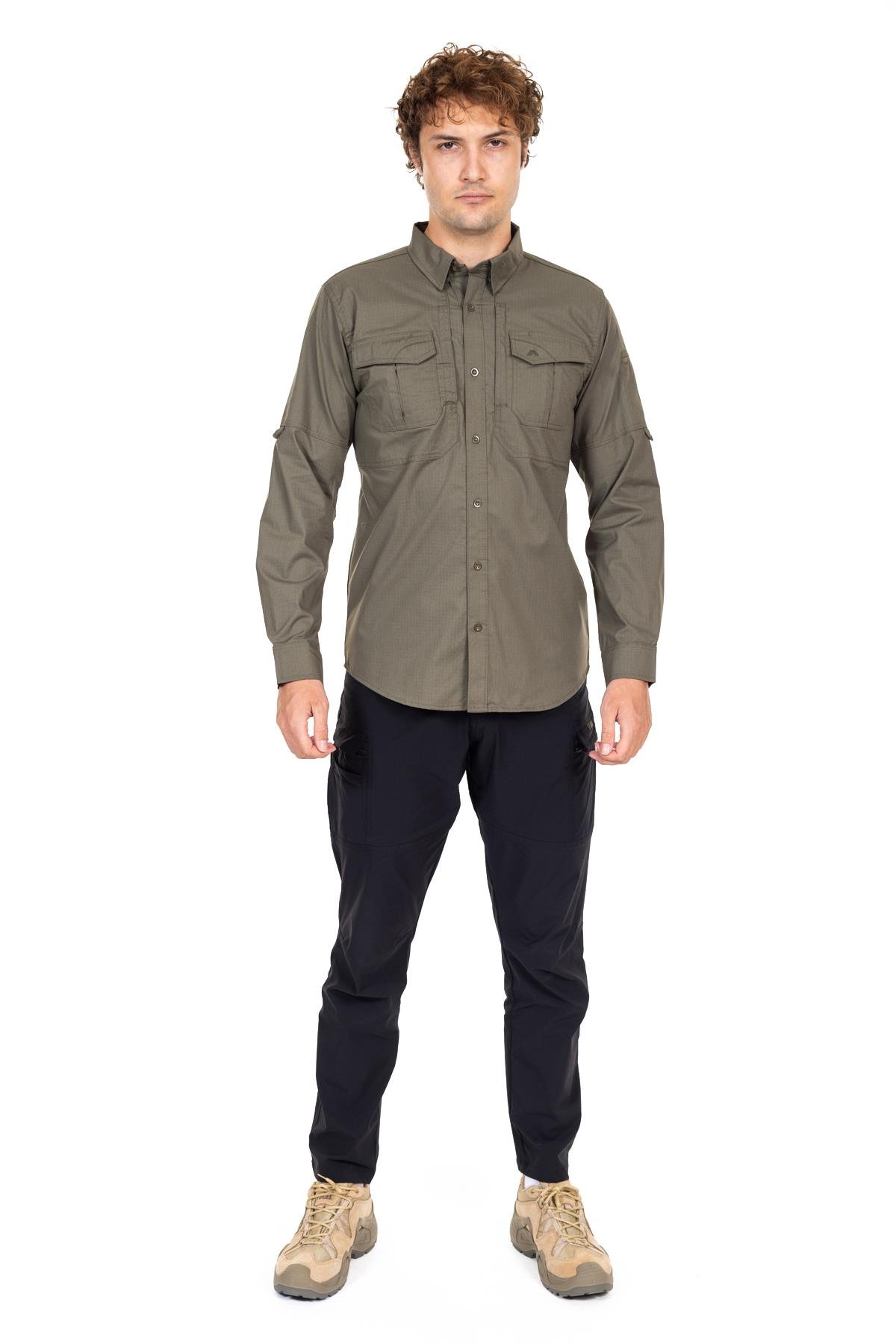AKN 311 TAKTİK/OUTDOOR HAKİ GÖMLEK