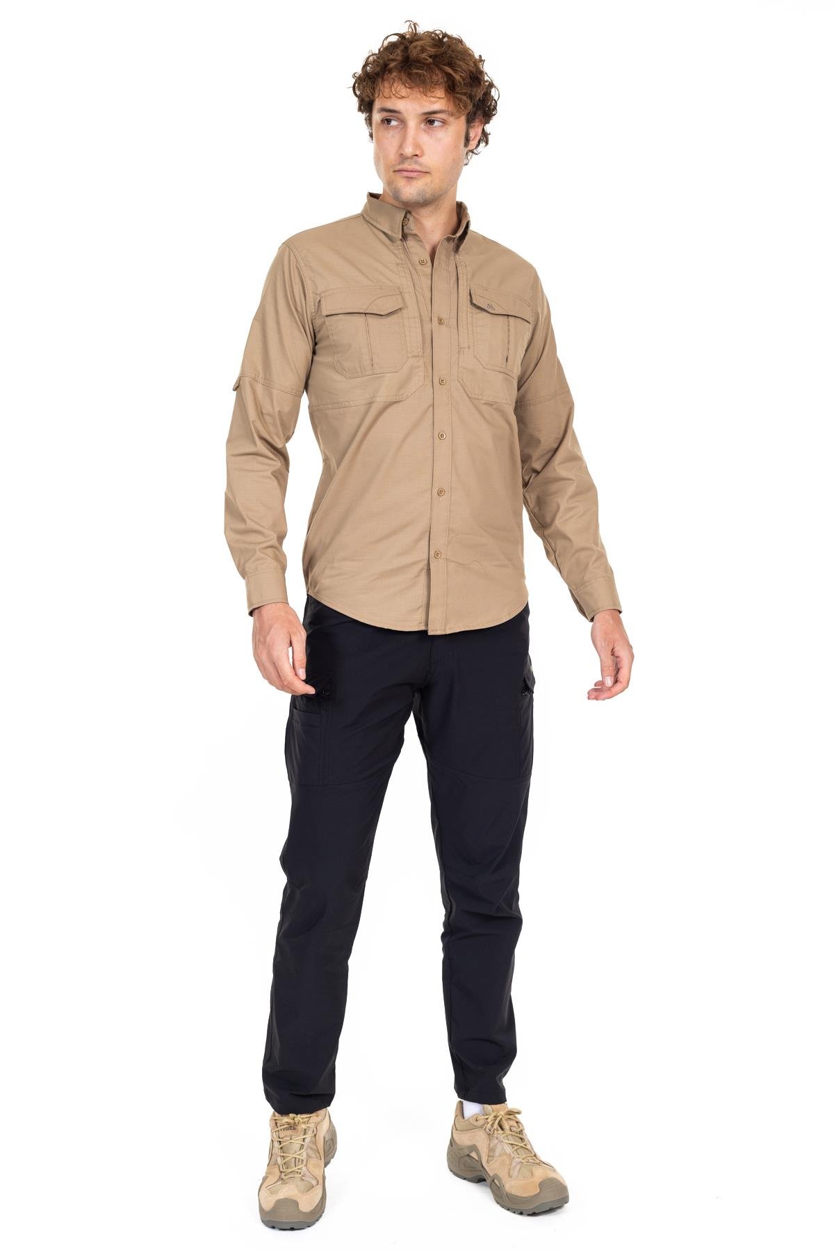 AKN 311 TAKTİK/OUTDOOR BEJ GÖMLEK