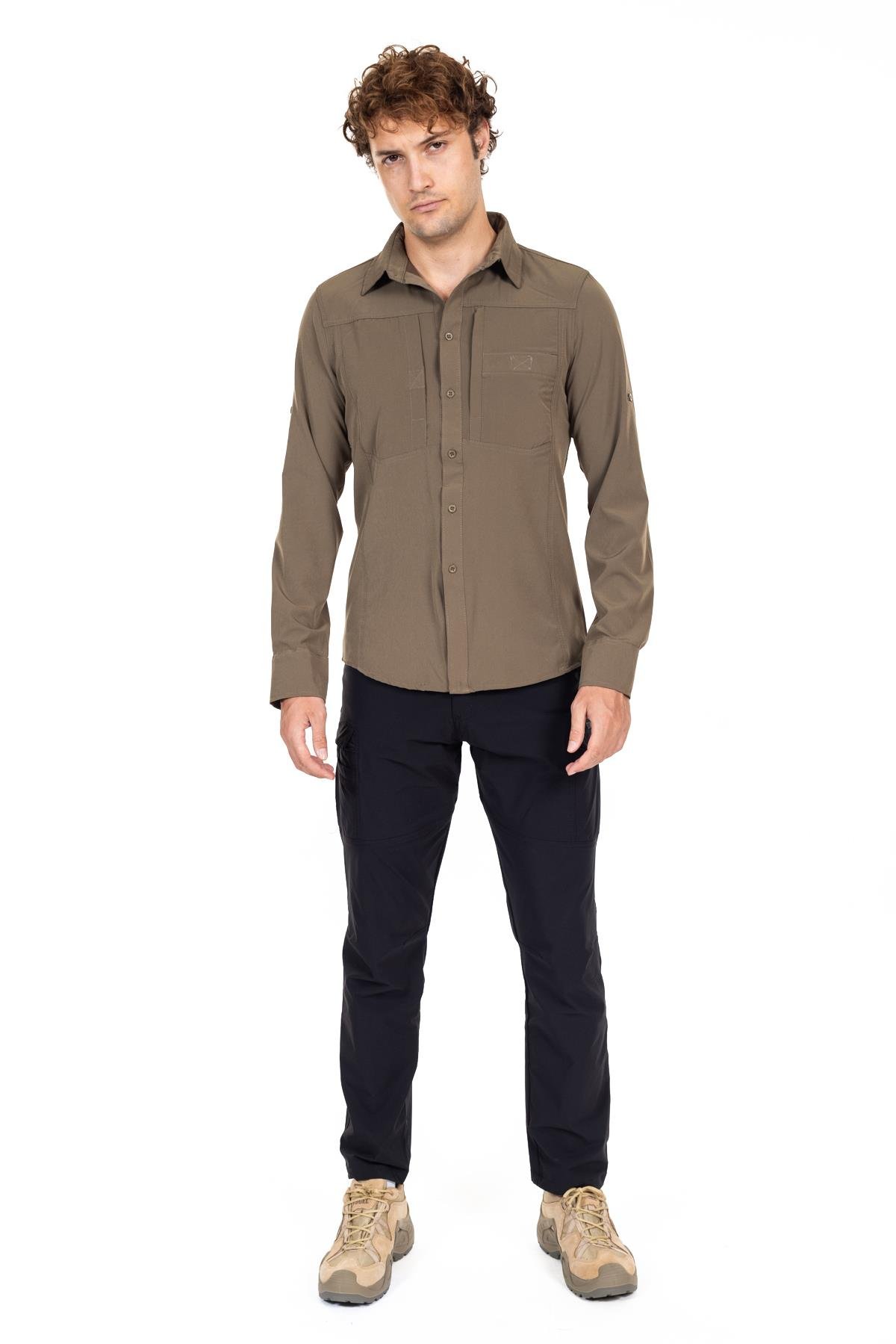 AKN 312 TAKTİK/OUTDOOR HAKİ GÖMLEK 